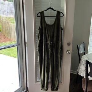 Derek Heart Jumpsuit 3X Velvet